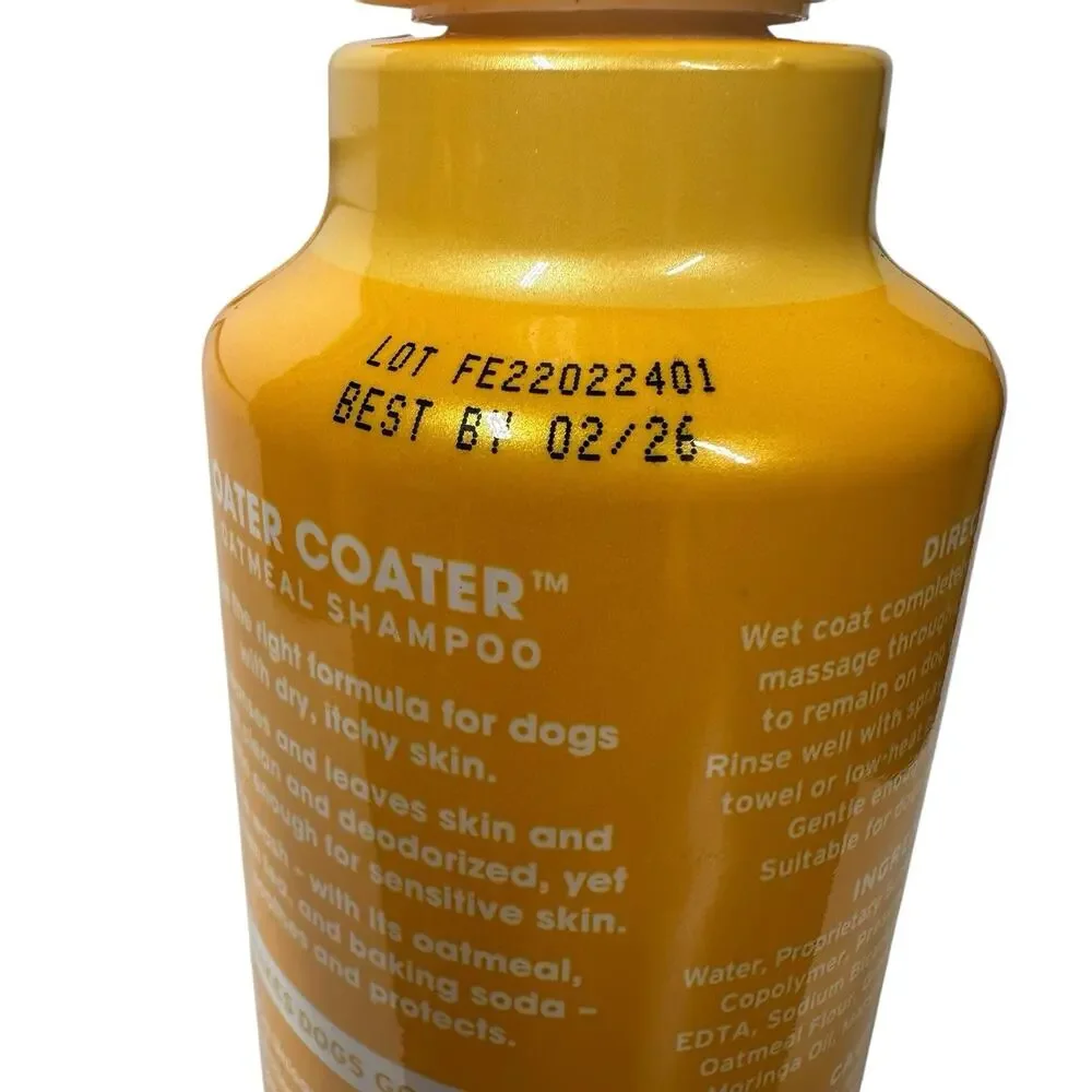 Friday's Dog Oater Coater Oatmeal Dog Shampoo Lot Of 3 Dry Itchy Skin